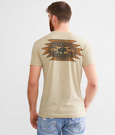 Departwest Bison Sunset T-Shirt front view