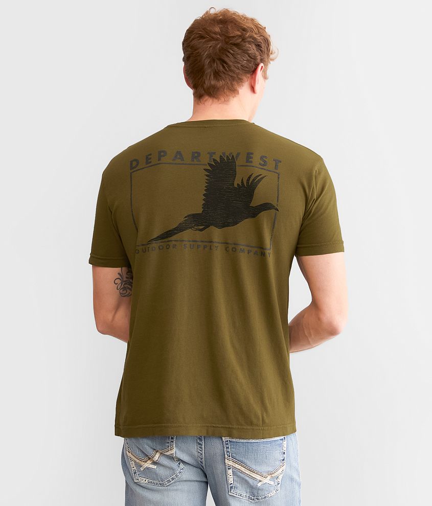 Mens Pheasant Hunt Badge T-Shirt