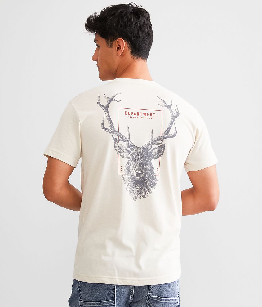 Departwest Buck License T-Shirt front view