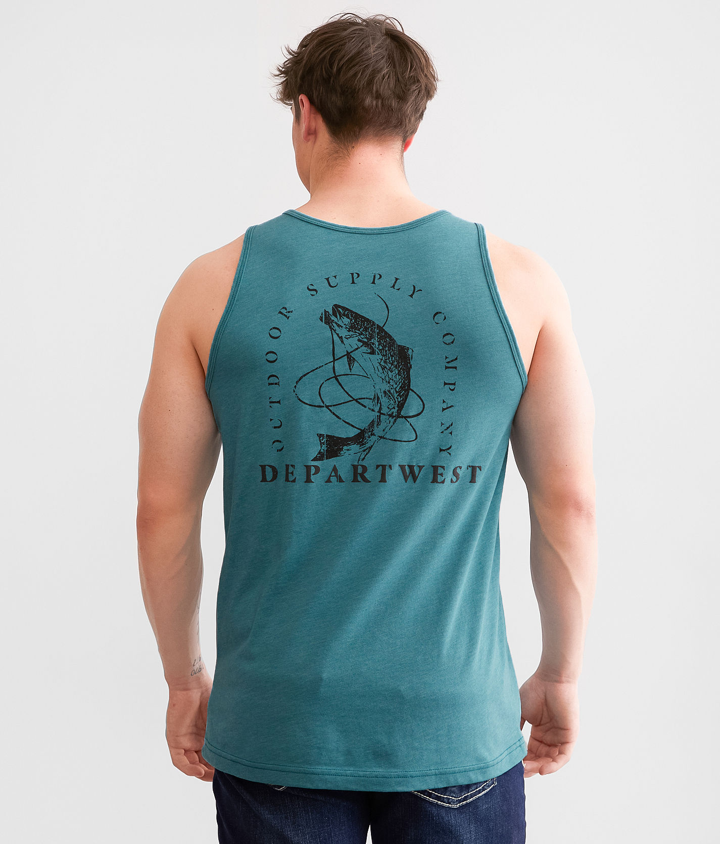 HOOKED vintage タンクトップ Departwest Hooked Tank Top - Men's Tank Tops in Canton Blue | Buckle