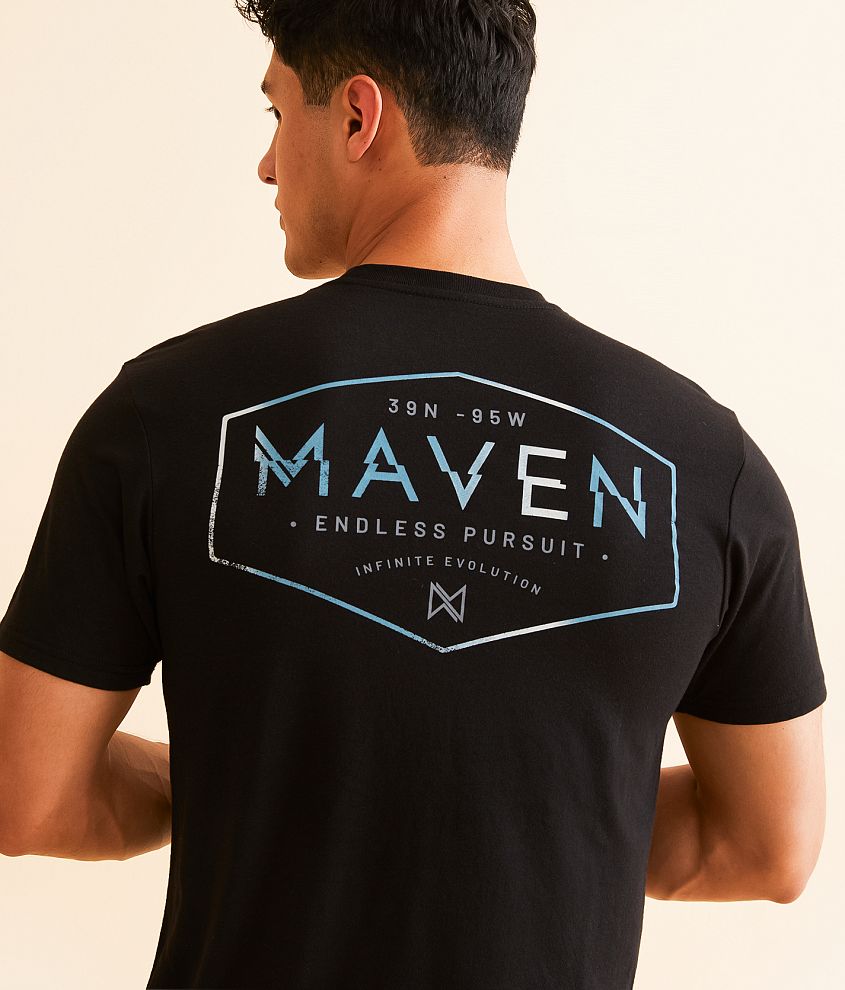 Maven Co-op Served Badge T-Shirt front view