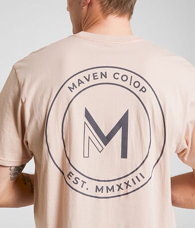 Maven Co-op Round Shield T-Shirt back view