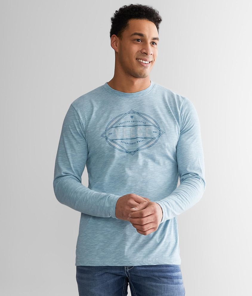 Veece Always Moving T-Shirt - Men's T-Shirts in Stone Blue | Buckle