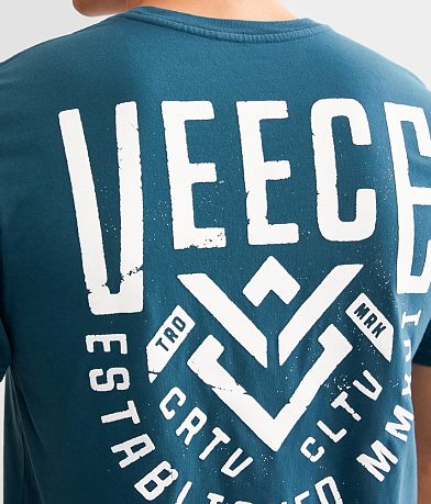 Veece Woodcut Word T-Shirt back view