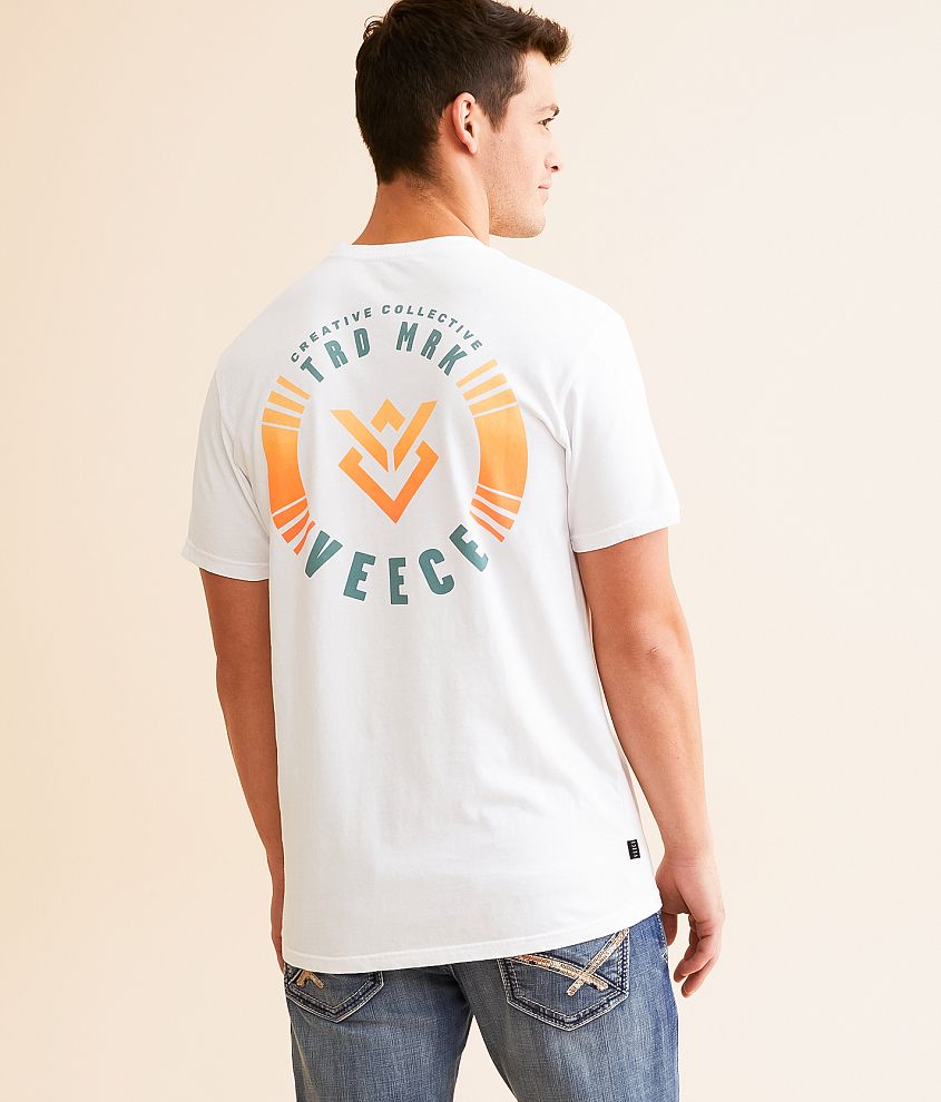 Veece Border Sunrise T-Shirt front view