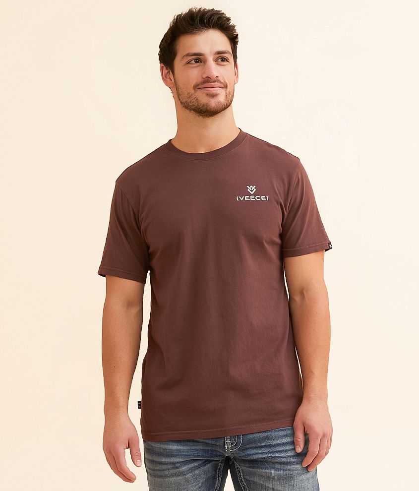 Veece Framework T-Shirt - Men's T-Shirts in Bitter Chocolate | Buckle