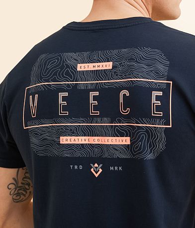 Veece Oceanography T-Shirt - Men's T-Shirts in Collegiate Blue | Buckle