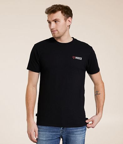 Veece Split Stripe T-Shirt front view