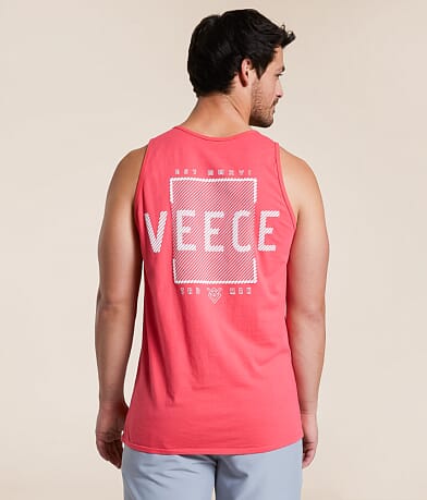 Veece Slant Screen Tank Top back view