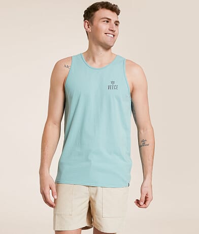 Veece Layered Columns Tank Top front view