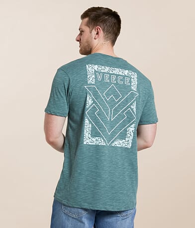 Veece Eroded Words T-Shirt front view