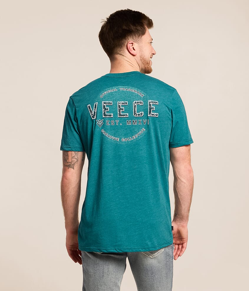 Veece Static Echo T-Shirt - Men's Graphic T-Shirts in Teal | Buckle