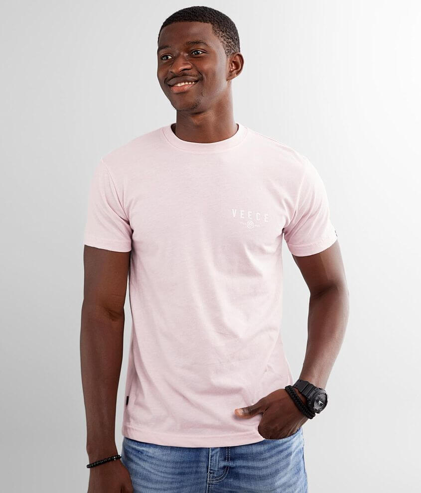 Veece Two Tone Oil Stain T-Shirt front view