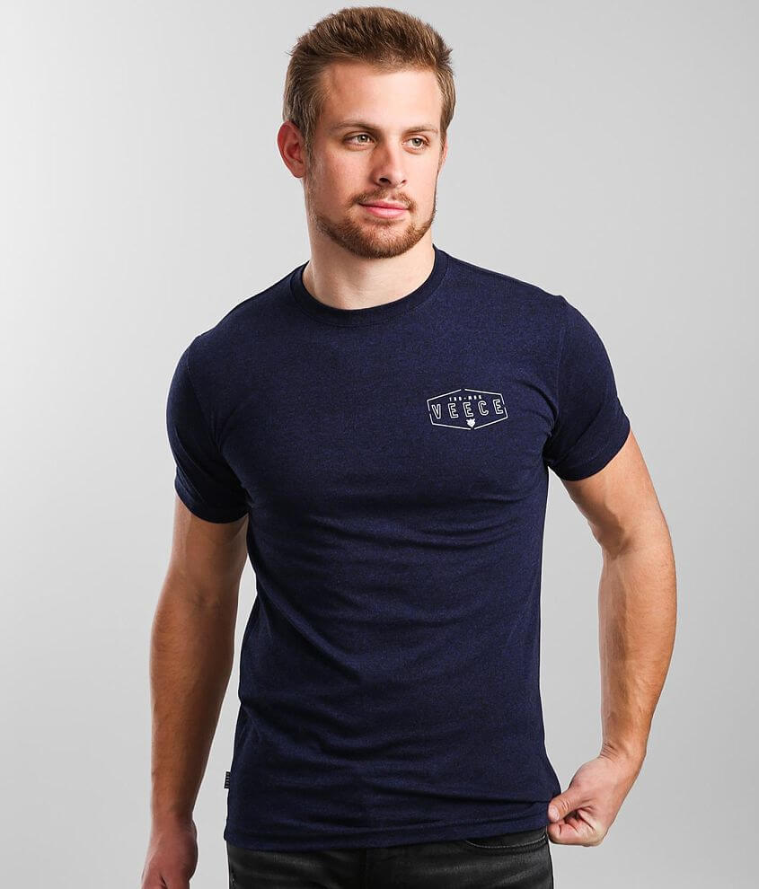 Veece Valve T-Shirt - Men's T-Shirts in Night Blue Black | Buckle