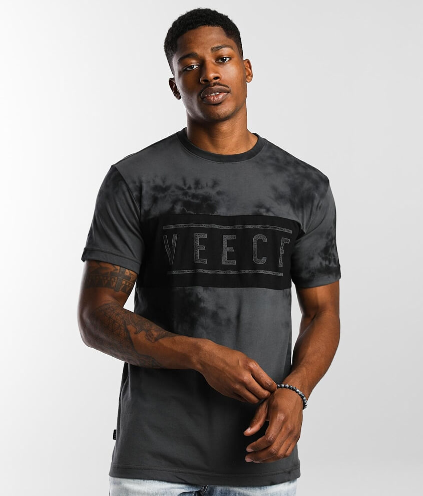 Veece Ventura T-Shirt - Men's T-Shirts in Black Crystal Wash Black | Buckle