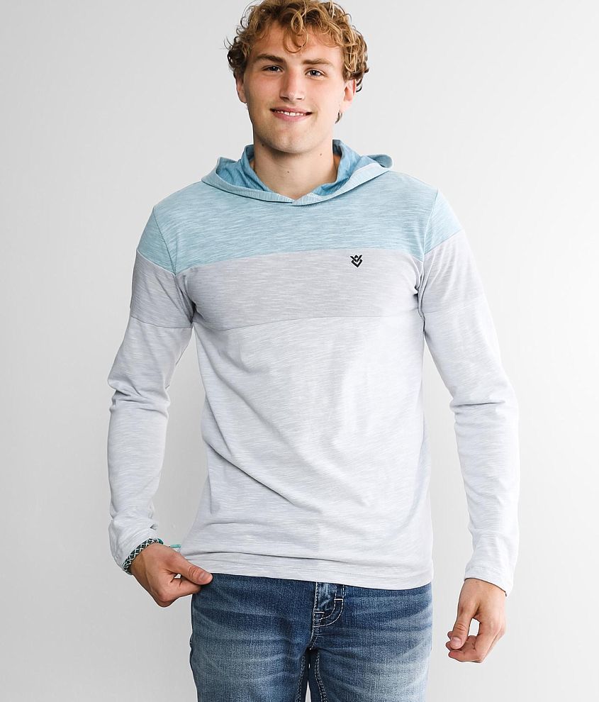 Veece Burleigh Hoodie - Men's Sweatshirts in Sotne Blue Pro Grey | Buckle