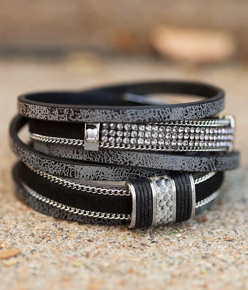 Festive Wrap Bracelet front view