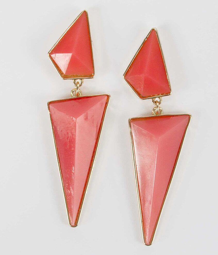 BKE Chunky Stone Earring front view