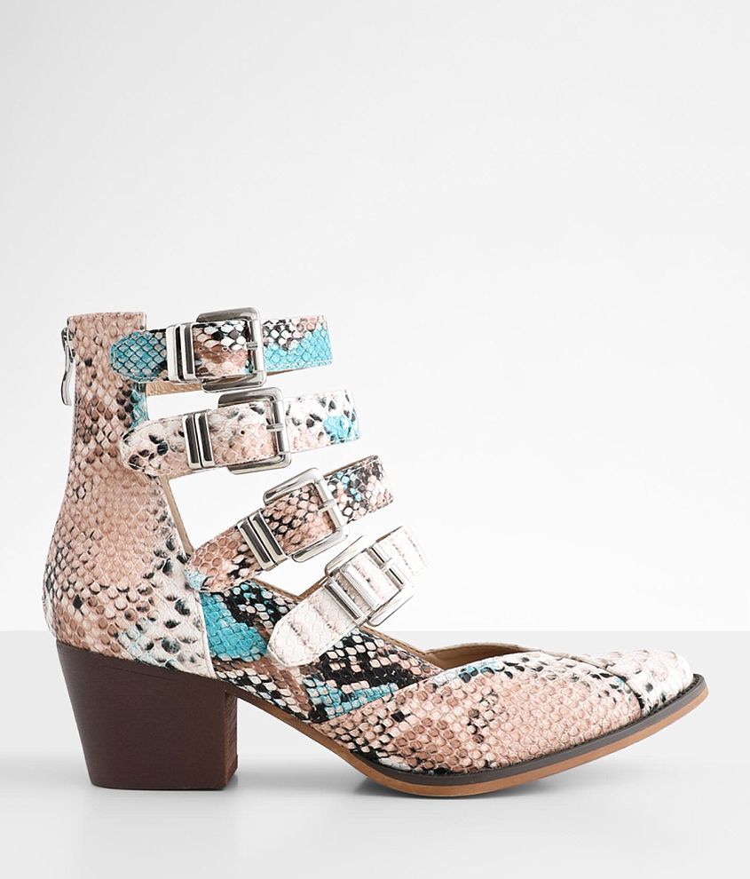 ARider Eleven Snake Print Ankle Boot front view