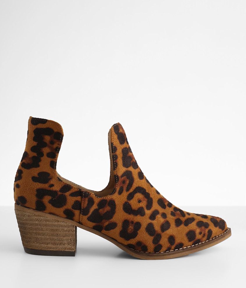 ARider Girl Leopard Print Ankle Boot front view