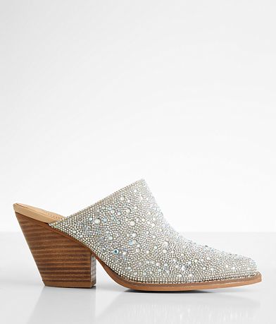ARider Girl Sweet Rhinestone Mule Shoe front view