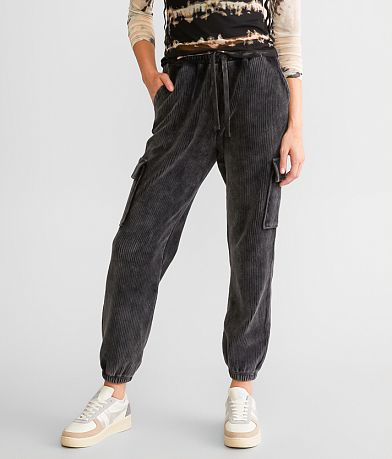 Mono B Active Cargo Stretch Jogger - Women's Activewear in Cocoa