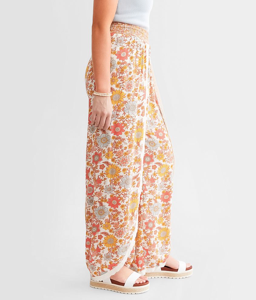 Floral Split Beach Pant