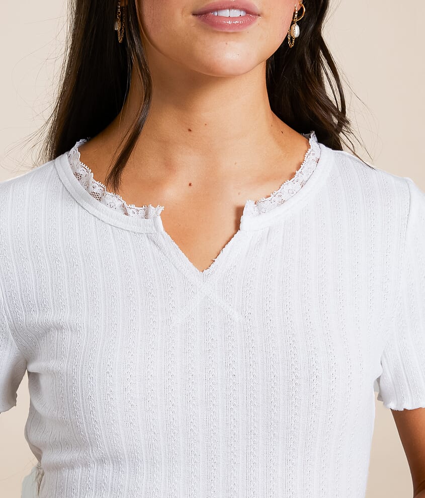 Lace Trim Top - thumbnail 3