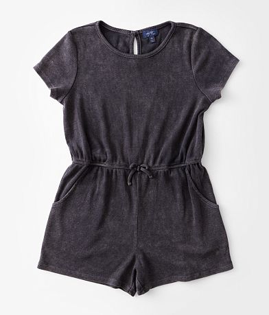 Daytrip Girls - Washed Romper front view