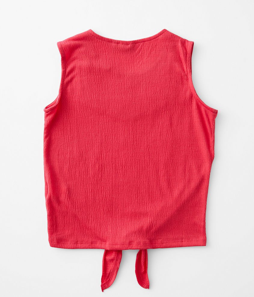 Girls - Crochet Applique Tank Top