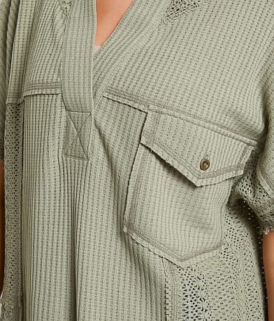 Daytrip Open Weave Top misc detail 1 view
