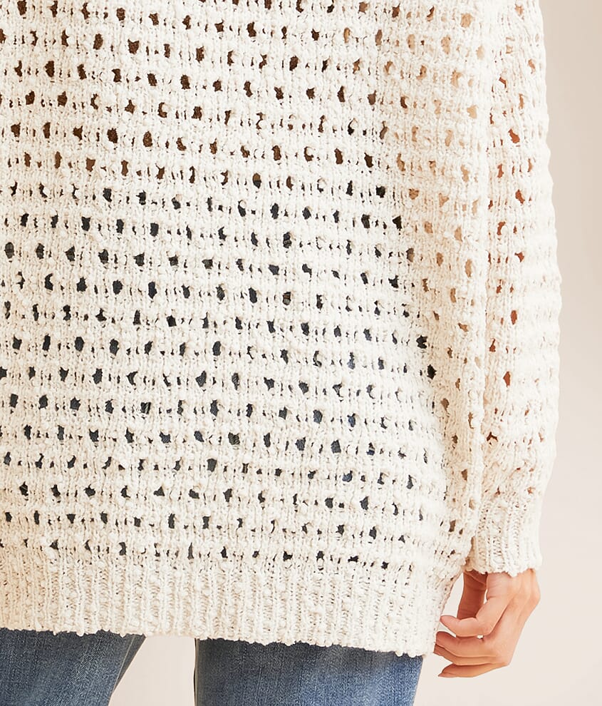 Nubby Popcorn Cardigan Sweater