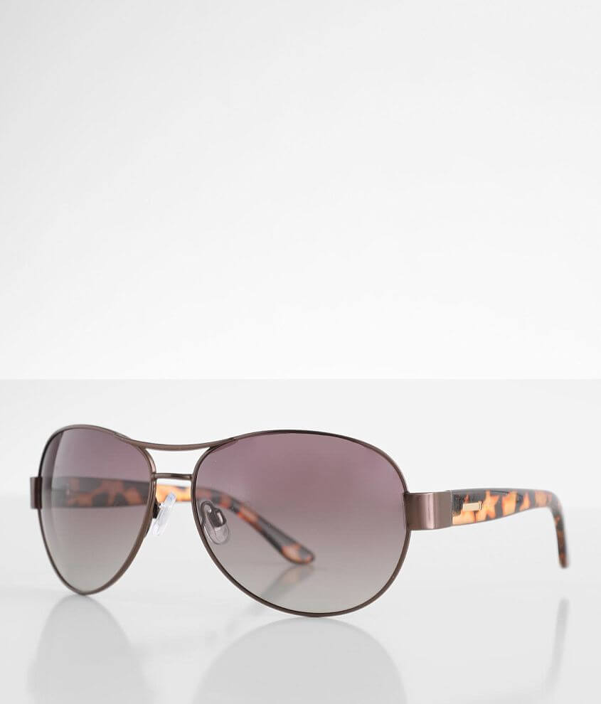 BKE Polarized Aviator Sunglasses front view