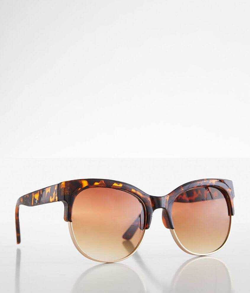 BKE Retro Tort Sunglasses front view