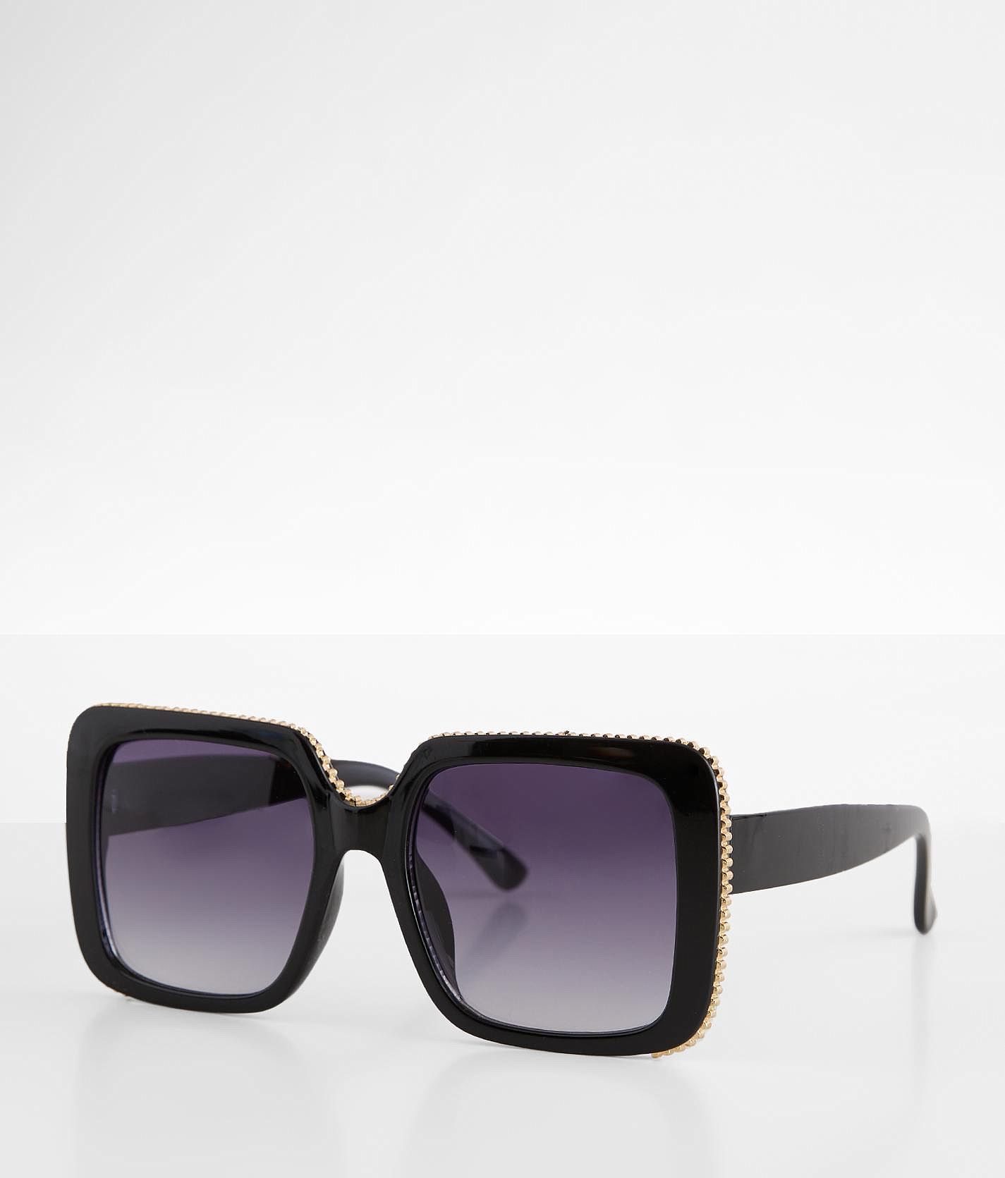 BKE Oversized Glitz Sunglasses - Women's Sunglasses & Glasses 
