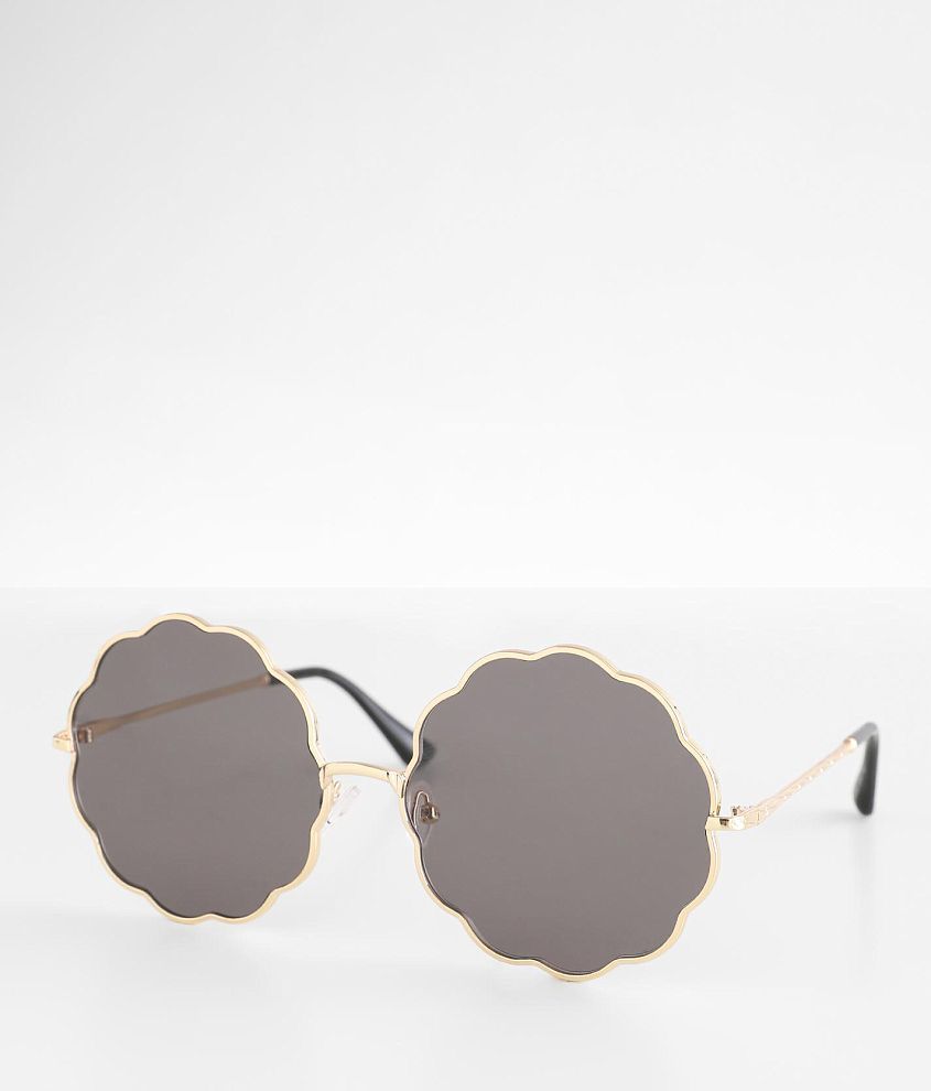 BKE Scalloped Sunglasses front view