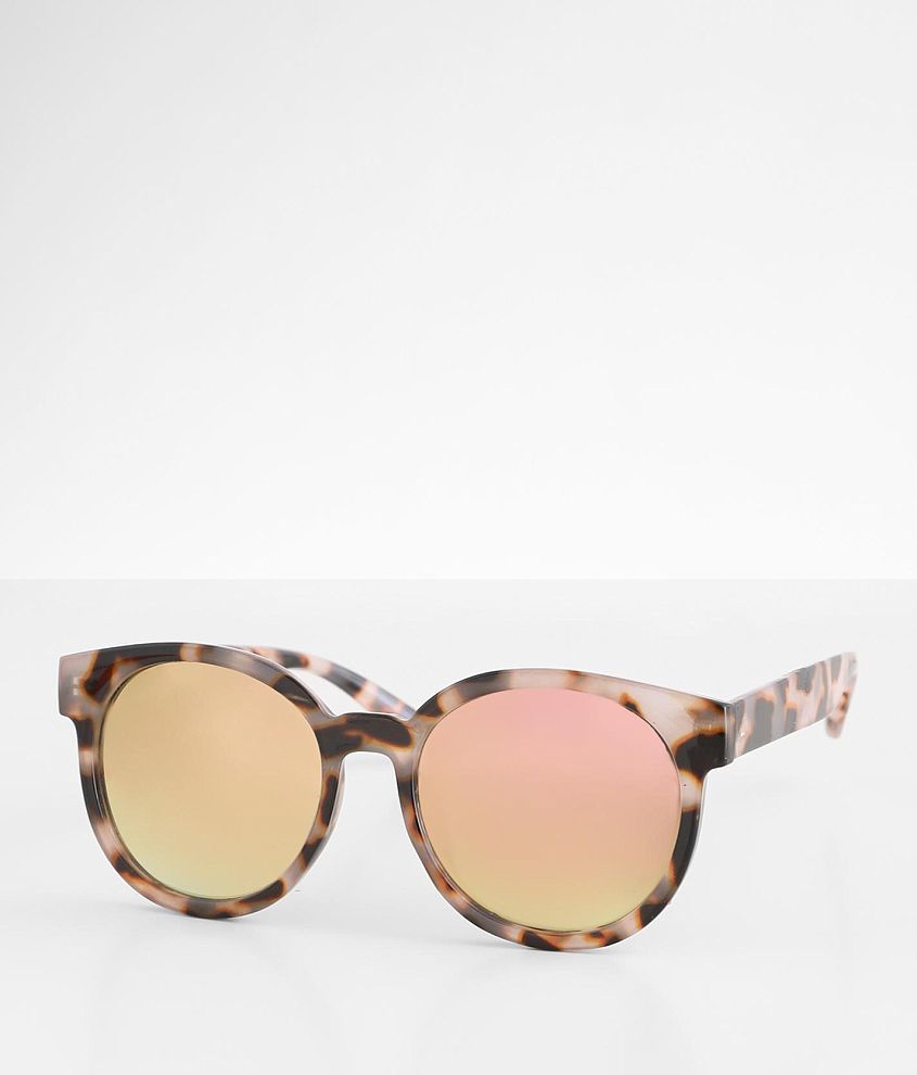 BKE Tort Round Sunglasses front view