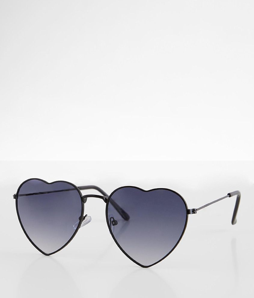 BKE Heart Sunglasses front view