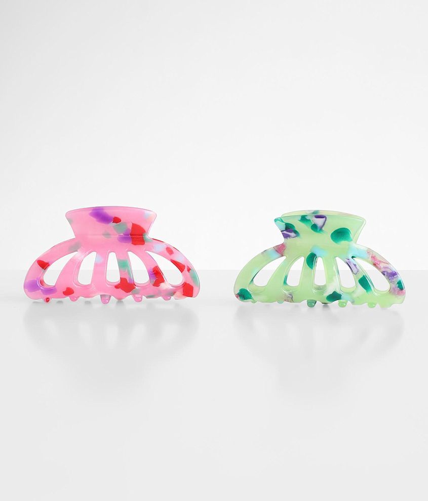 boutique by BKE 2 Pack Hair Claw Clips front view