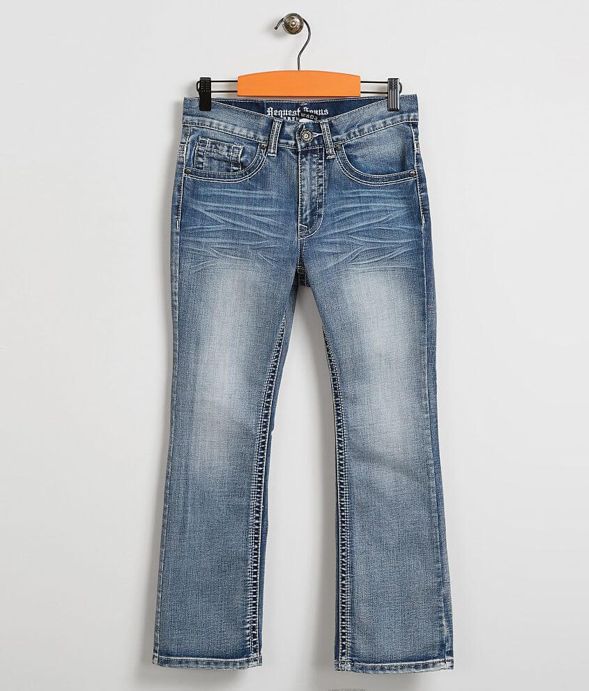 Boys - Request Jeans Troy Boot Stretch Jean front view
