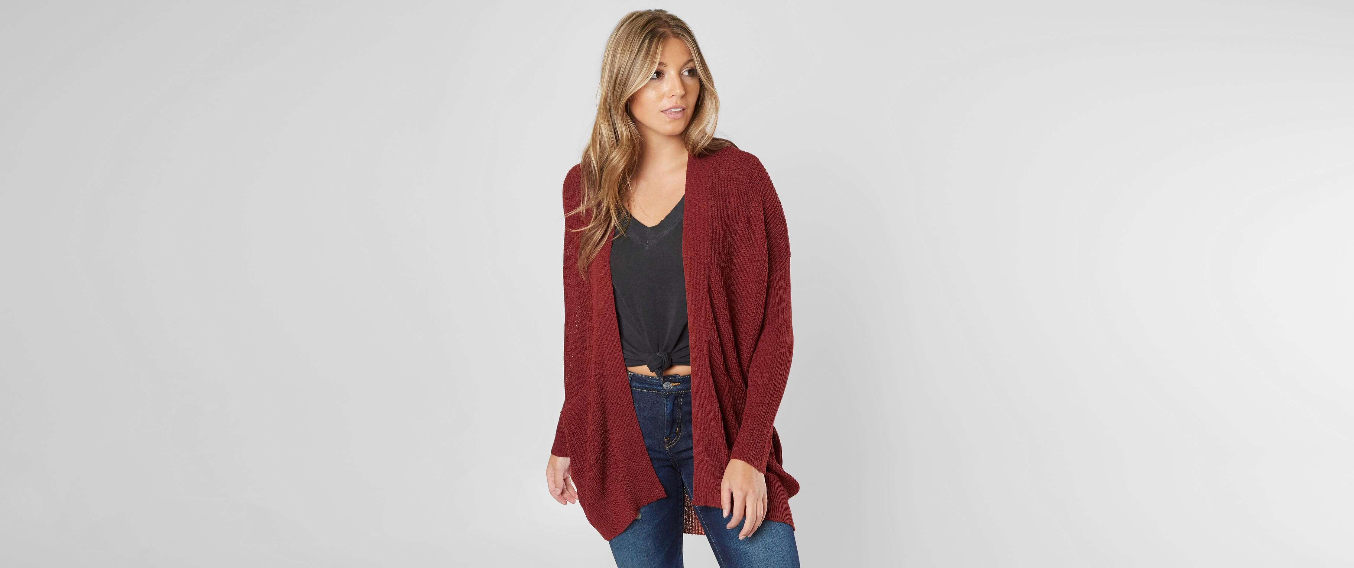 Daytrip Open Weave Cardigan Sweater