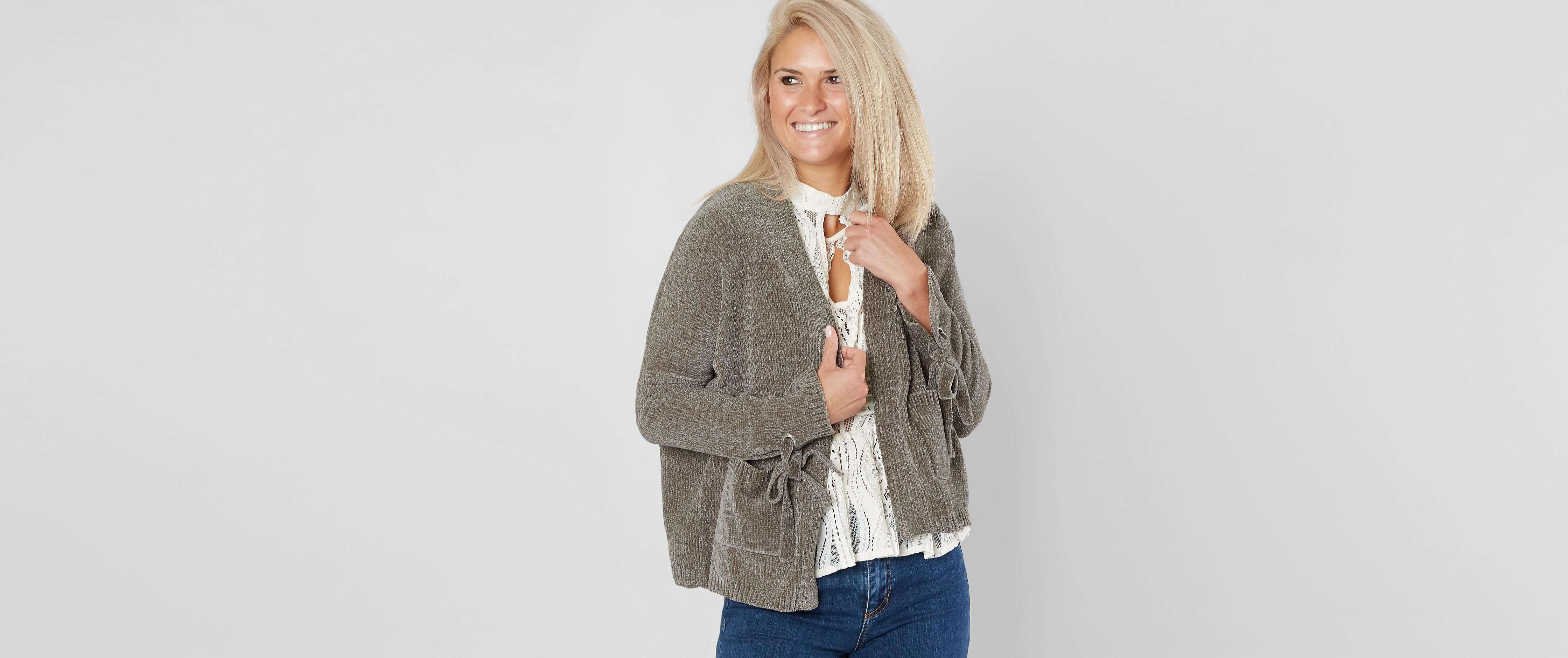 Daytrip Chenille Skimmer Cardigan Sweater