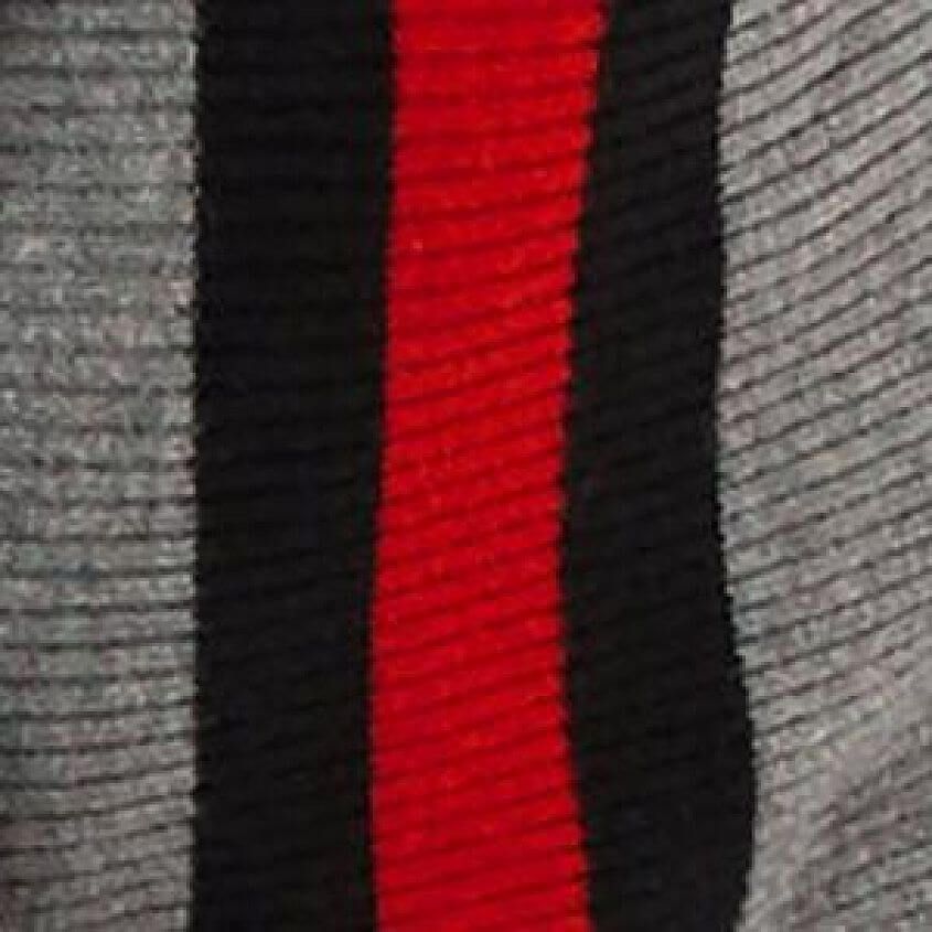 Charcoal Grey Red Black