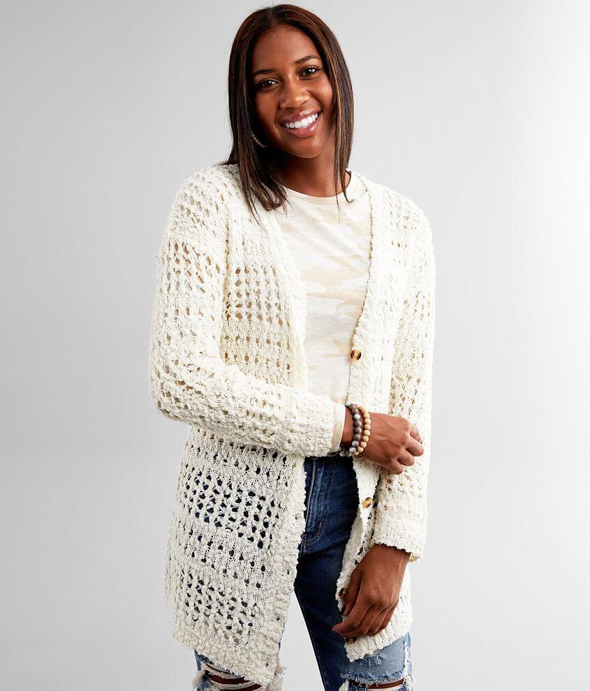 Chenille Cardigan Sweater