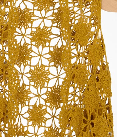 Daytrip Crochet Vest front detail view