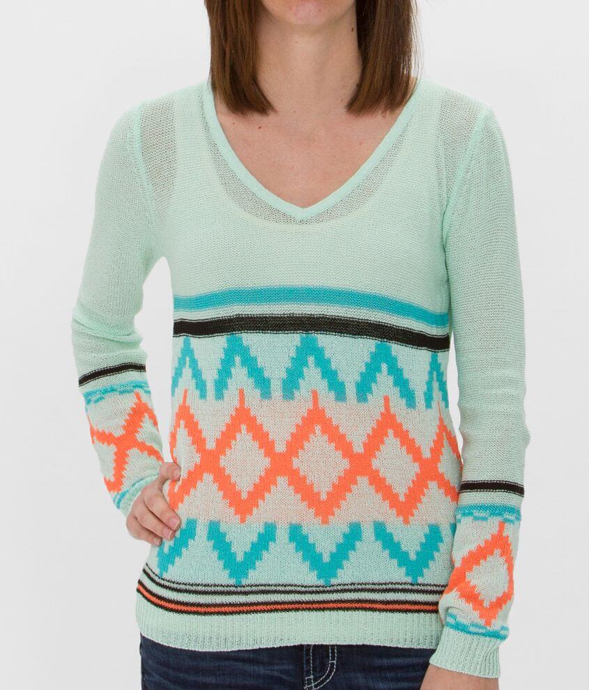 Daytrip Southwestern Sweater front view