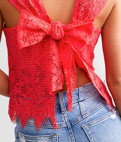Daytrip Open Back Tie Lace Tank Top MISC_DETAIL_1