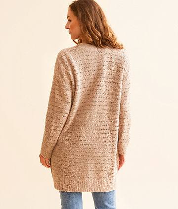 Cozy Striped Cardigan Sweater