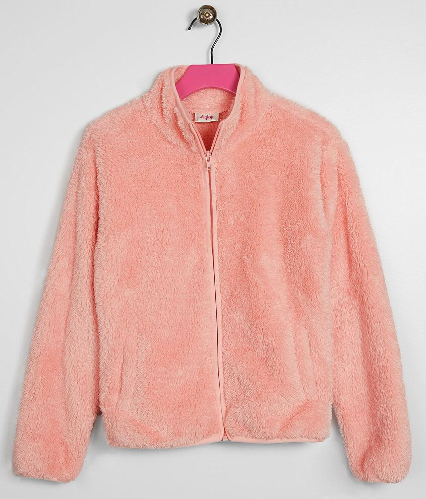Girls - Daytrip Fuzzy Faux Fur Jacket - Girl's Coats/Jackets in Pink ...
