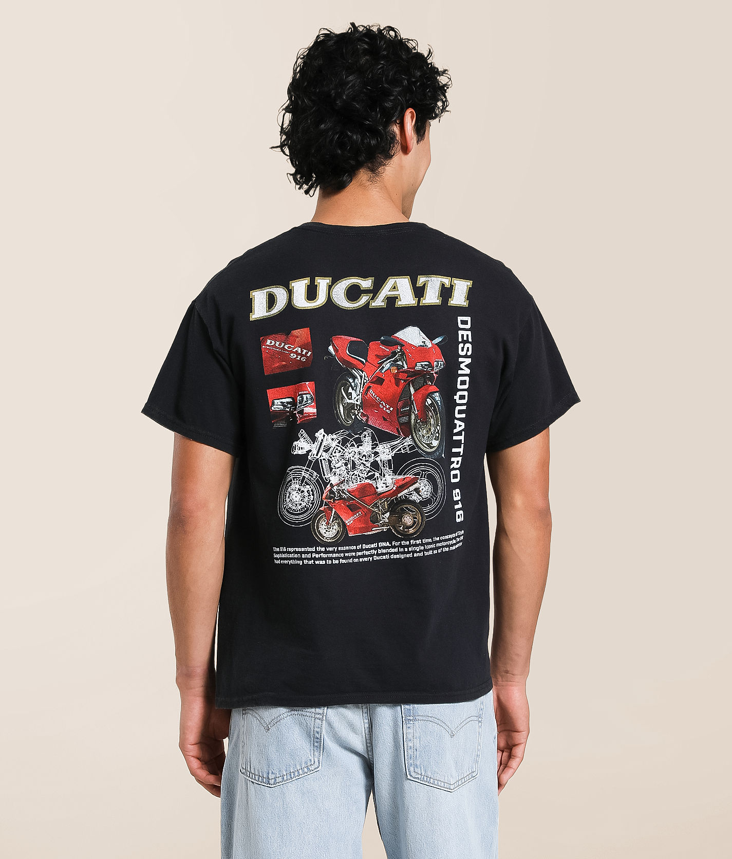 American Classics Ducati Racing T-Shirt Men's T-Shirts in Black